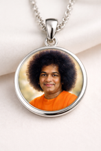 Load image into Gallery viewer, Sathya Sai Baba Locket, Customized Locket for Guru ji, make locket from a photo, Sathya Sai Pendant
