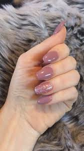 Rich Nude Brown Shade Short Length Almond Nail Art Artificial / Fake Nails / Press on Nails for Girls and Women