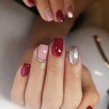 Bridal Sober Square Readymade Nail Art Artificial Nails for Girls and Women