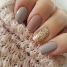 Premium Grey With Glitter Nail Art Artificial / Fake Nails / Press on Nails for Girls and Women