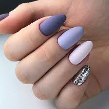 Premium Party Sober Grey Light Pink Combo Nail Art Artificial / Fake Nails / Press on Nails for Girls and Women