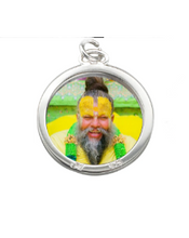 Load image into Gallery viewer, Shree Premanand Ji Maharaj Photo Locket, Locket with Shree Premanand Ji Maharaj Tulsi Mala, Shree Premanand Ji Maharaj Locket
