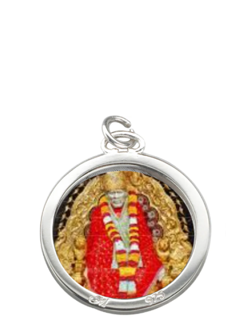 Sai Nath Photo Locket  , Locket with Sai Nath Photo, Sai Nath Pendant Locket with Chain