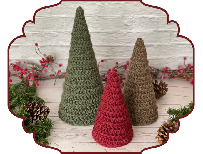 Bhavya's Christmas Tree Making DIY Crochet Kit, Crochet Material Kit with Yarn, Crochet Needles, Tools & Accessories, Crochet Kit Starter, Crochet Beginners Kit, Crochet Tutorial, Yarn Craft Kits for Adults, Handmade Craft