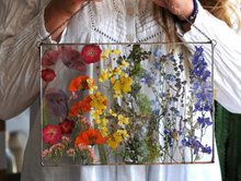 Load image into Gallery viewer, Resin preserved Flowers wall hanging for Home Decor, Gift for Him and Her, Valentine Gift
