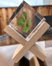 Load image into Gallery viewer, Wooden Stand for Resin Cube , Resin Cube Stand - Stand Only - NO CUBE ( Cube to be Purchased Separately)
