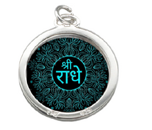 Load image into Gallery viewer, Locket With Photo, Locket With Laxmi Ji Photo, Locket with Radhe Photo, Locket with Shiva Photo, Locket With Premanand Maharaj Photo, Locket with God Goddess Photo, Locket With Radha Name, Custom Silver or Golden Locket
