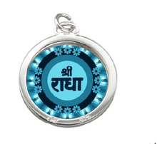 Load image into Gallery viewer, Locket With Photo, Locket With Laxmi Ji Photo, Locket with Radhe Photo, Locket with Shiva Photo, Locket With Premanand Maharaj Photo, Locket with God Goddess Photo, Locket With Radha Name, Custom Silver or Golden Locket
