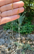 Load image into Gallery viewer, Handmade Resin Jewellery Rain Drop Earrings, Raindrop earrings, Handmade long raindrop earrings, Water drop jewelry

