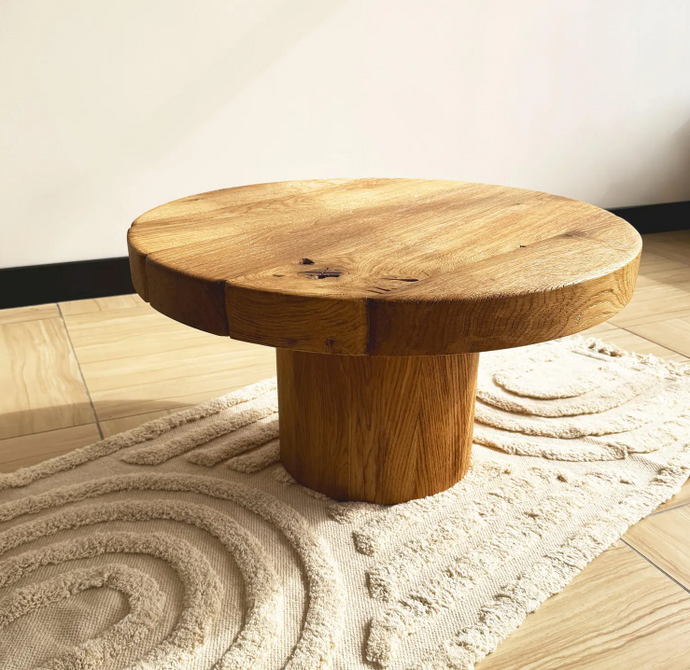 Handmade Premium Wooden Small Coffee Table , Side Table, Small Wooden Center Table - Design 5