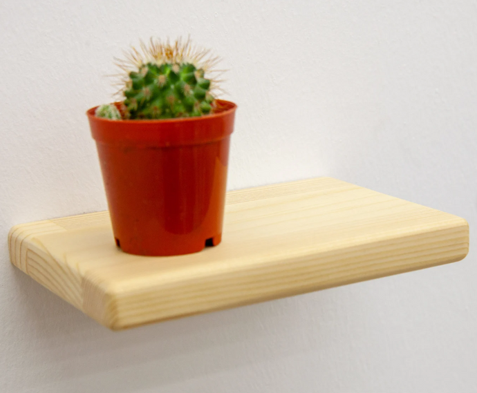 Wood Floating Shelf, Custom Size Floating Shelf, Wall Mounted Floating Custom Sized Floating Shelf - Set of 2