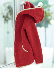 Load image into Gallery viewer, Crochet Child’s hoodie, Crocheted Jacket making , DIY Crochet Kit Yarn, Crochet Material Kit with Yarn, Crochet Needles, Tools &amp; Accessories, Crochet Kit Starter
