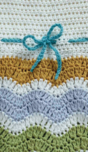 Load image into Gallery viewer, Kids Crochet Tunic Dress , Summer tunic dress, DIY Crochet Kit Yarn, Crochet Material Kit with Yarn, Crochet Needles, Tools &amp; Accessories, Crochet Kit Starter
