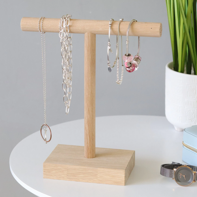 Premium Handmade Wooden Single Jewelry Stand / Jewelry Tree, Gift For women