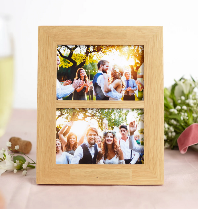 Wooden Split Photo Frame , Home Decor, Couple Gifts, Wedding GIft