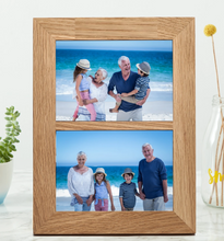 Load image into Gallery viewer, Wooden Split Photo Frame , Home Decor, Couple Gifts, Wedding GIft
