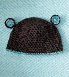 Bhavya's Child Hat (topa ) with ears DIY Crochet Kit Yarn, Crochet Material Kit with Yarn, Crochet Needles, Tools & Accessories, Crochet Kit Starter, Crochet Beginners Kit, Crochet Tutorial, Craft Kits for Adults