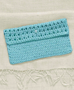 Bhavya's Ladies Clutch Bag DIY Crochet Kit Yarn, Crochet Material Kit with Yarn, Crochet Needles, Tools & Accessories, Crochet Kit Starter, Crochet Beginners Kit, Crochet Tutorial, Craft Kits for Adults