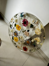 Load image into Gallery viewer, Epoxy Resin Table with Real Flowers Preserved, Epoxy Center Table
