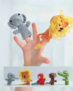 Bhavya's DIY Finger Puppets Making Crochet Kit, Crochet Material Kit with Yarn, Crochet Needles, Tools & Accessories, Crochet Kit Starter, Crochet Beginners Kit, Crochet Tutorial, Yarn Craft Kits for Adults