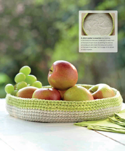 Bhavya's Woolen Fruit Basket Making DIY Crochet Kit, Crochet Material Kit with Yarn, Crochet Needles, Tools & Accessories, Crochet Kit Starter, Crochet Beginners Kit, Crochet Tutorial, Yarn Craft Kits for Adults