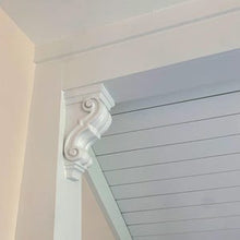 Load image into Gallery viewer, Wooden Home Decor , Pure Solid Wood Hand Carved, Wooden Carved Bracket , Pair of Wood Carved Traditional Corbels, Available - 10 Inch
