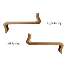 Load image into Gallery viewer, Luxury Royal Handmade Teak Wood Sculptural Floating Shelf, Japandi Modern Wood Wall Decor
