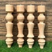 Load image into Gallery viewer, Wooden Handcrafted Beech Wood Table Legs: Farmhouse DIY Furniture, Solid Wood - 1 Piece
