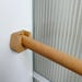 Load image into Gallery viewer, Solid Wooden Curtain Rod for Inside Mounting, Solid wood Curtain Rod with 2 Brackets
