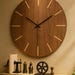 Load image into Gallery viewer, Silent Wooden Wall Clock – Modern Home Decor | Quiet Non-Ticking Clock for Bedroom | Living Room | Dining Room | Office Wall Accent
