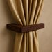 Load image into Gallery viewer, Luxury Curtain Tie Backs – Handmade Modern Wood Curtain Holdbacks, Handmade , Solid Wood - Pack of 2
