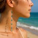 Load image into Gallery viewer, Resin Teardrop Dangle Earrings | Clear Crystal, Elegant Water Drop Jewelry
