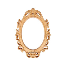 Load image into Gallery viewer, Wooden Hand carved Photo Frame Elegant Scroll Leaf Carved Wood Wall Mirror Frame, 13"Wx17"H
