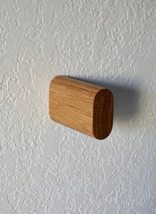 Handmade Wood Wall Peg, Wooden Hanging Hooks, Wall Mounted Entry Coat, Bag, Towel Hooks, Wooden Wall Hook - Set of 3