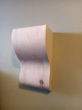 Load image into Gallery viewer, Large, Handcrafted Sculpted Corbel Set ,Handmade wooden Sober Design
