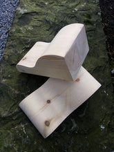 Load image into Gallery viewer, Large, Handcrafted Sculpted Corbel Set ,Handmade wooden Sober Design
