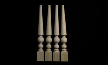 Load image into Gallery viewer, Set of 4 Farmhouse Wood Table Legs Dinner Table Legs Sofa Legs Strong Table, Handmade Wooden
