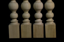 Load image into Gallery viewer, Set of 4 Farmhouse Wood Table Legs Dinner Table Legs Sofa Legs Strong Table, Handmade Wooden
