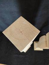 Load image into Gallery viewer, Set of 4 Handmade Wooden Table Legs Farmhouse Wood Table Legs Dinner Table Legs Mid Century Legs Perfect Fit, Natural Wood
