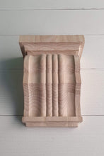 Load image into Gallery viewer, Corbel  of wood, Unpainted, Decorative Carved Wooden Corbel, 1pc, Home Wall Embellishments, wood wall art decor - 1 Piece
