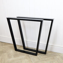 Load image into Gallery viewer, Box Frame Legs Industrial Reverse Trapezium Design Office Desk Dining Table - PAIR
