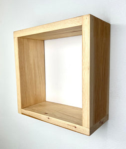 Premium Wooden Home Decor , Solid Wood Cube Floating Shelf | Hardwood | Minimalist