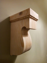 Load image into Gallery viewer, Large, Traditional style corbels , Simple Design , Handmade Pure Wood - Pack of 2
