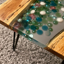 Load image into Gallery viewer, Marble Design Wood and Resin Table
