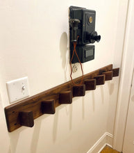 Load image into Gallery viewer, Wooden Wall Mounted Coat Rack Hooks, Solid Wood Handcrafted wall hook - 8 Hook
