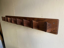 Load image into Gallery viewer, Wooden Wall Mounted Coat Rack Hooks, Solid Wood Handcrafted wall hook - 8 Hook
