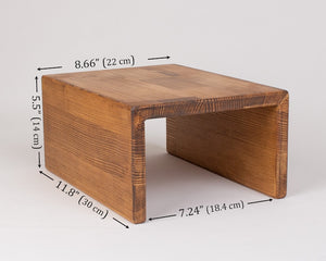 Premium Wooden Handmade Modern Wood Armrest Table, Simple and Functional Couch Tray, Sofa Arm Tray Table, Custom Wood Sofa Arm Table