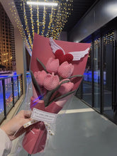 Load image into Gallery viewer, Crochet Tulips|Crochet Flowers|Handmade crochet flowers Crochet Flower Bouquet for Mother｜Mother's Day Gift｜Festival Decorative Special Gift
