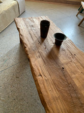 Load image into Gallery viewer, Handmade Wooden Rustic Low Coffee Table , Low Dining and Coffee Table , Live Edge Table, Live Edge Furniture, Vintage Farmhouse Furniture, Old Wood
