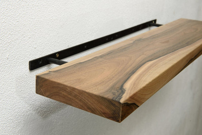 Wooden Floating Shelves, Custom Wood Shelves, Rustic Shelves, Bathroom Shelves with Bracket, Long Book Shelves,Kitchen Shelves